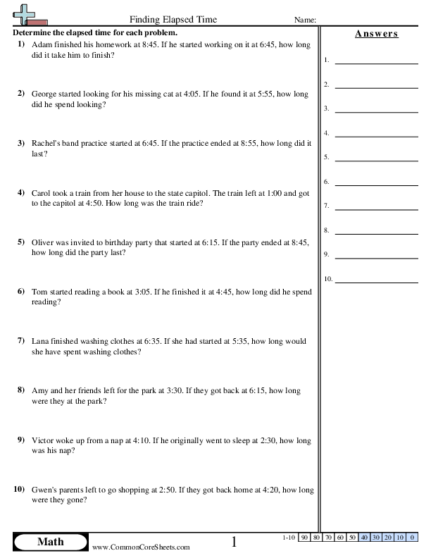 Word - Multiples of 5 worksheet